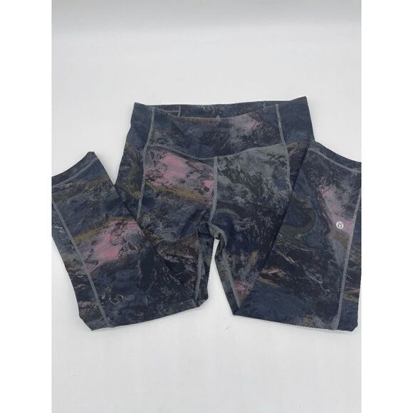 Lululemon Leggings New Like Capri Sz 4 Tie Die - Picture 3 of 9